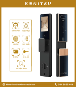 Khóa vân tay nhận diện khuôn mặt Kenitsu HIG09 cho cửa gỗ